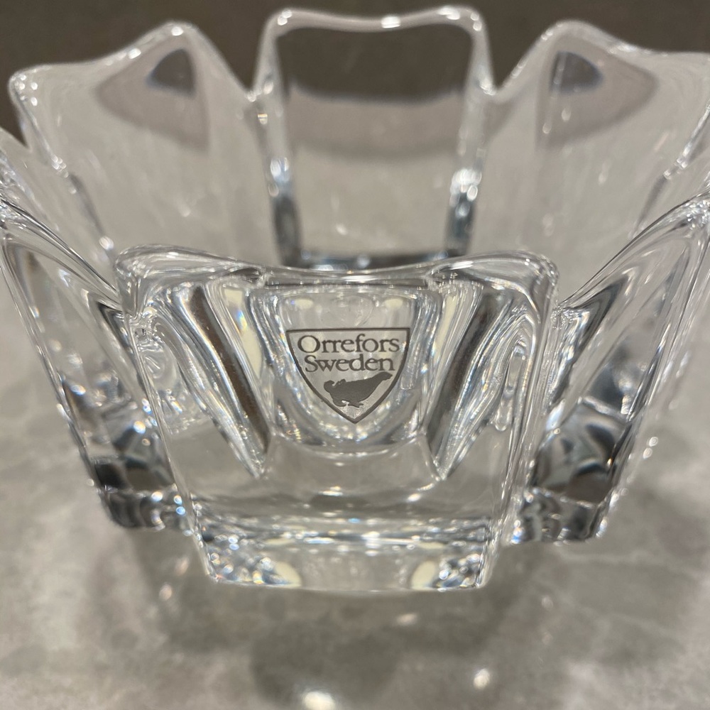 Orrefors Sweden vintage ashtray